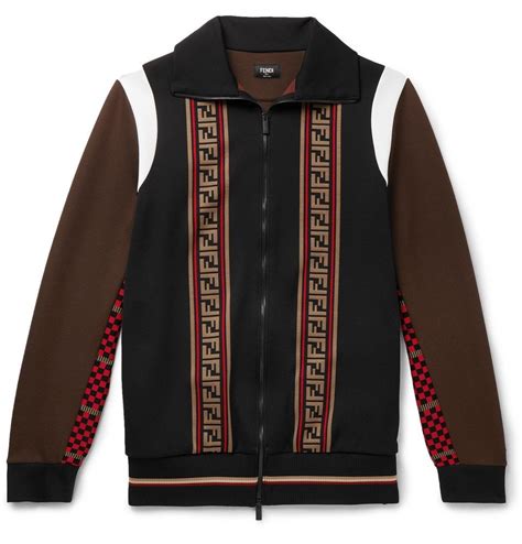 fendi track logo jacket|fendi online shopping.